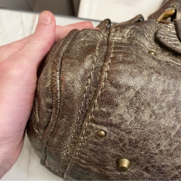 Chloe brown metallic paddington satchel bag rare - Picture 16 of 16